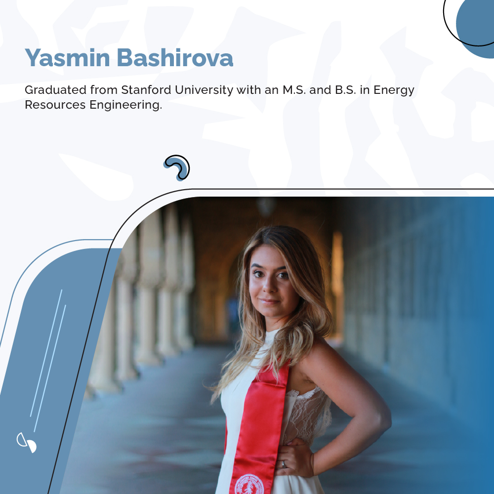 Yasmin Bashirova exploring her grandmother’s influence on her entrepreneurial journey, during an interview.